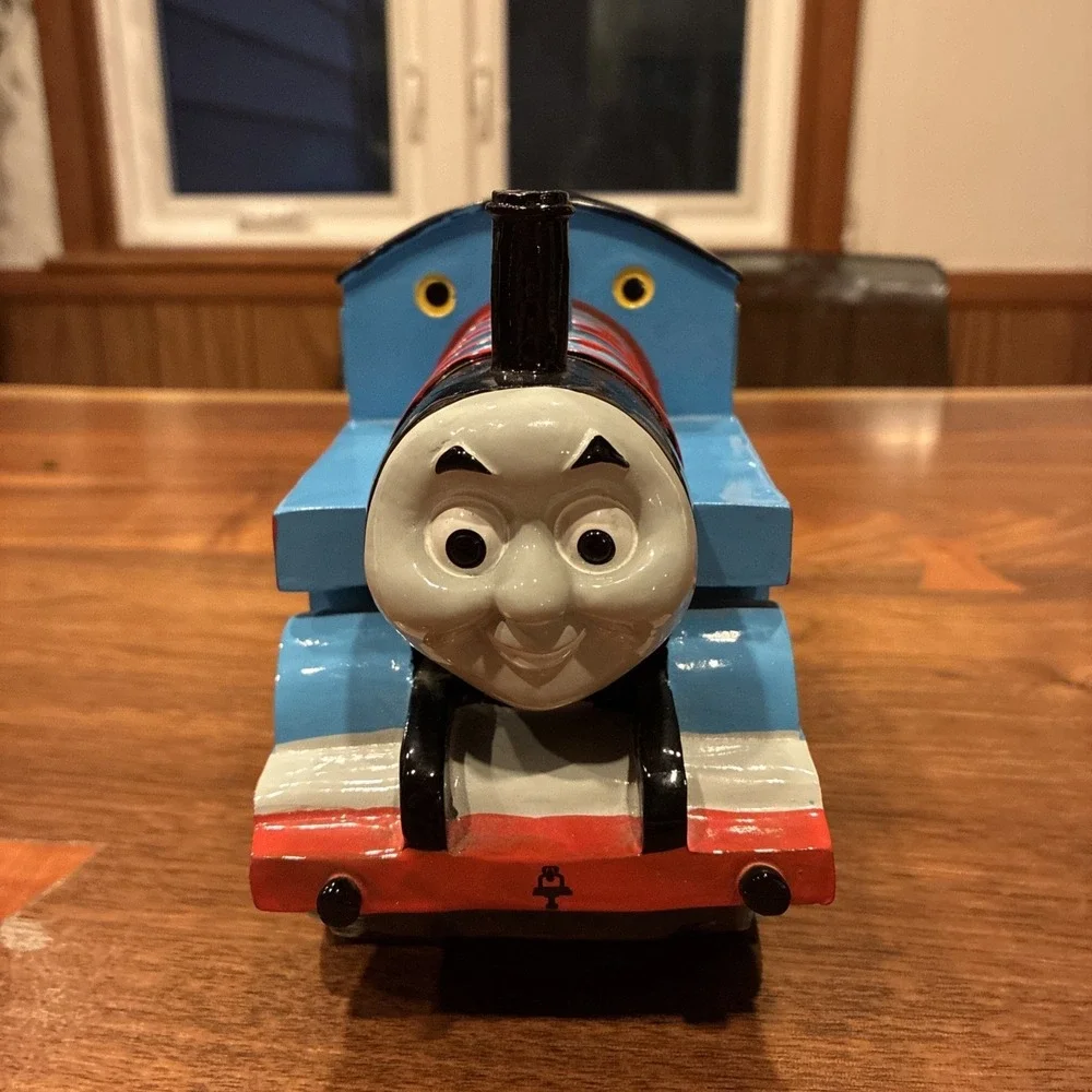 THOMAS The Train Tank Engine 1 Gullane 2014 Coin Piggy Bank Ceramic With Stopper